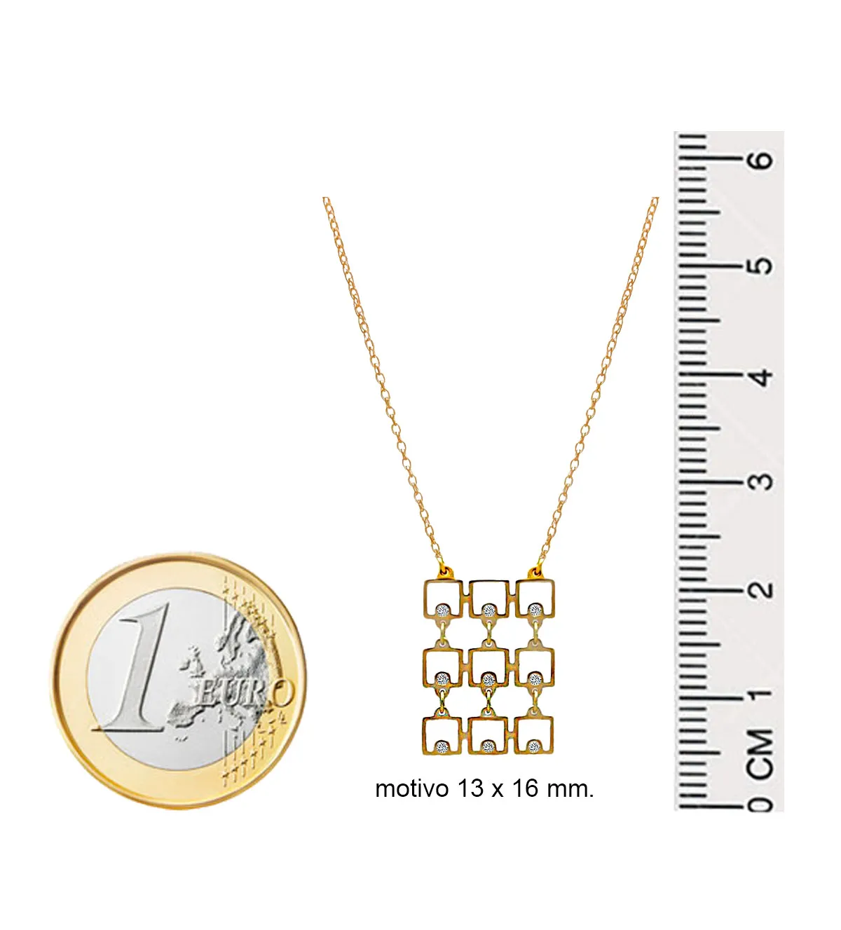 Gargantilla de oro 18k y diamantes "RED9" 301_102774 gargantilla-de-oro-con-brillantes-foto-con-medidas-301_102774_M