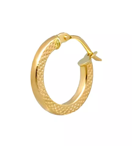 pendientes de oro criollas lapidadas foto detalle