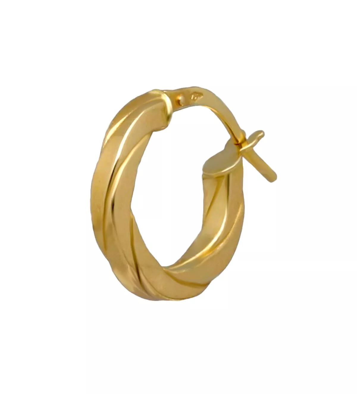 Pendientes de oro 18 ktes criollas "Margen" Pendientes de oro 18 ktes criollas "Margen" - Imagen 3