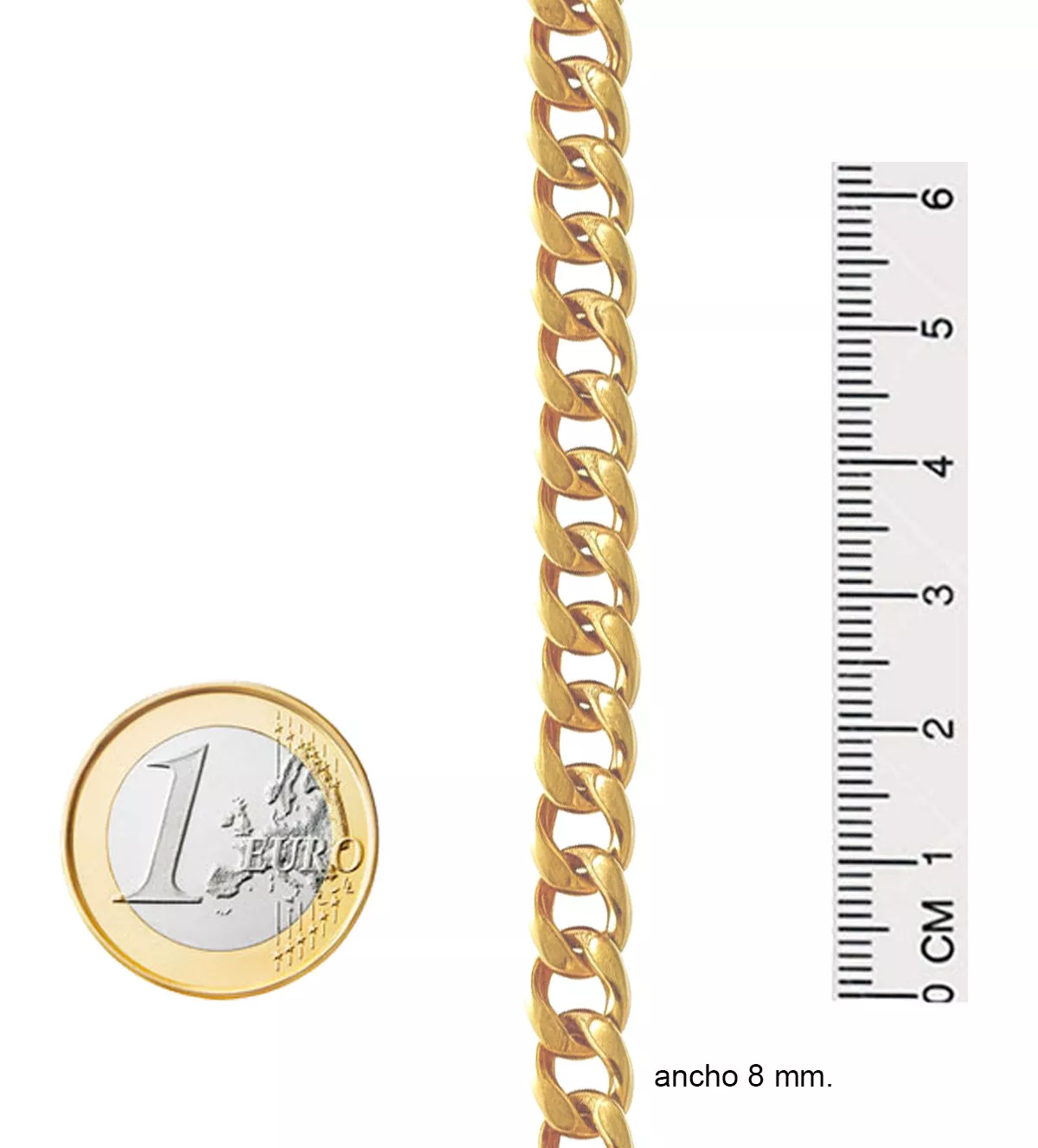 Pulsera de oro eslabones barbados "Olas" Pulsera de oro eslabones barbados "Olas" - Imagen 6