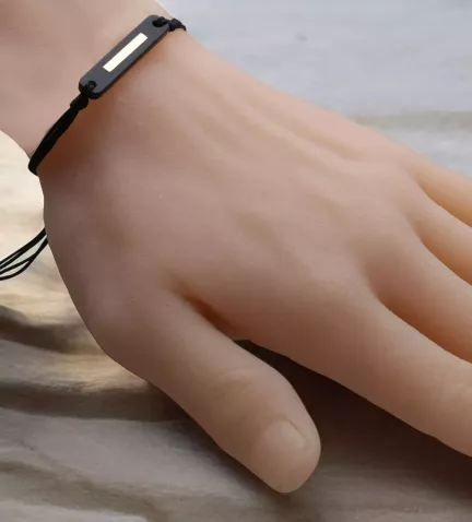 pulsera de oro para hombre macrame 301 089807 10