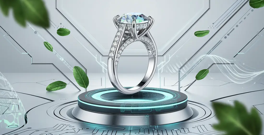 anillos de compromiso digitales con ia copia