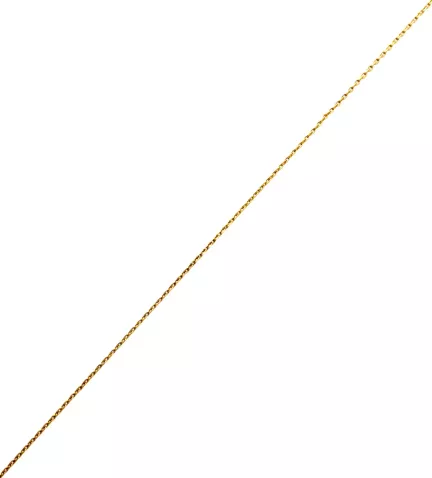 cadena de oro eslabones tipo forzado 50 cm