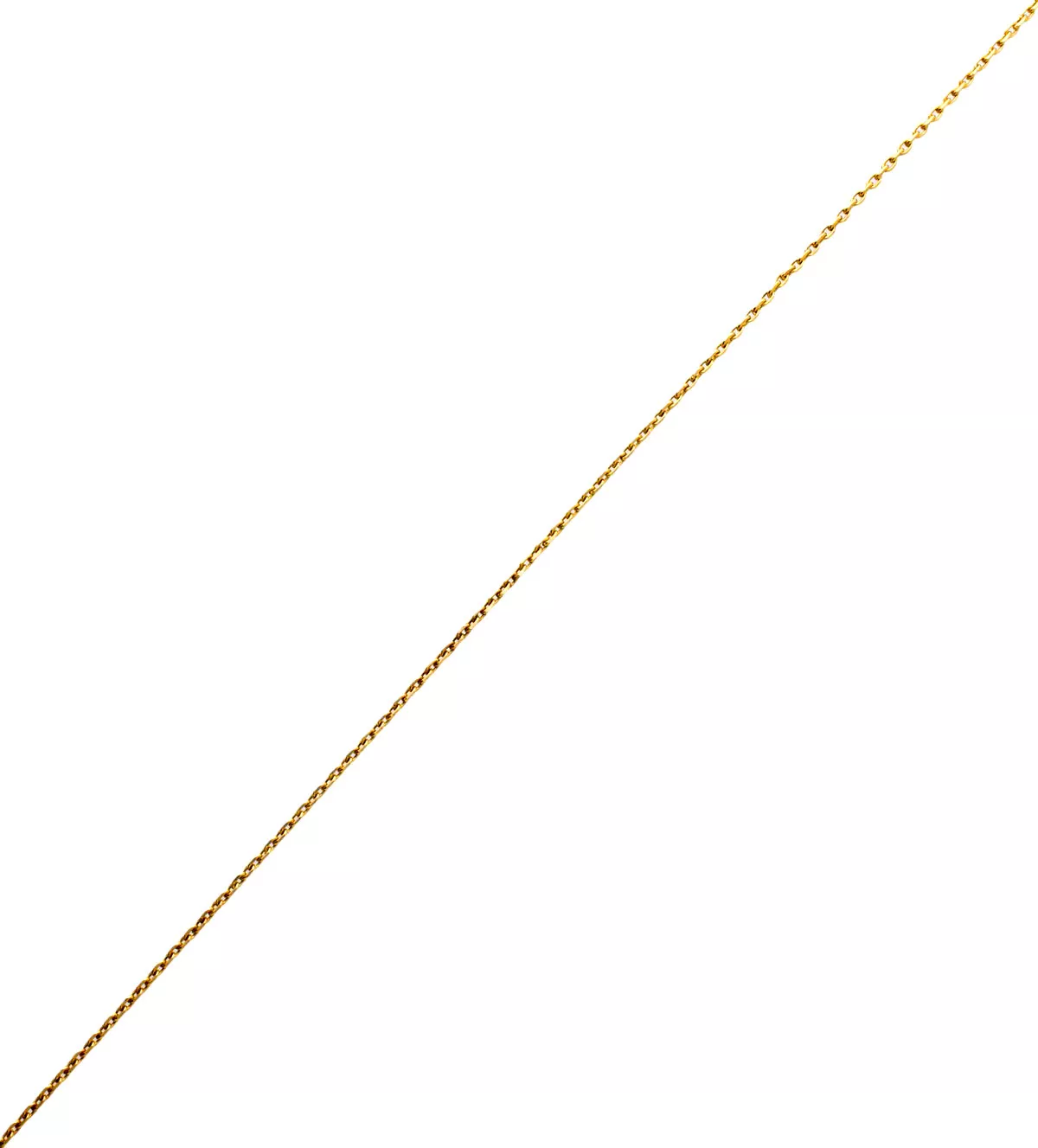 cadena de oro eslabones tipo forzado 50 cm