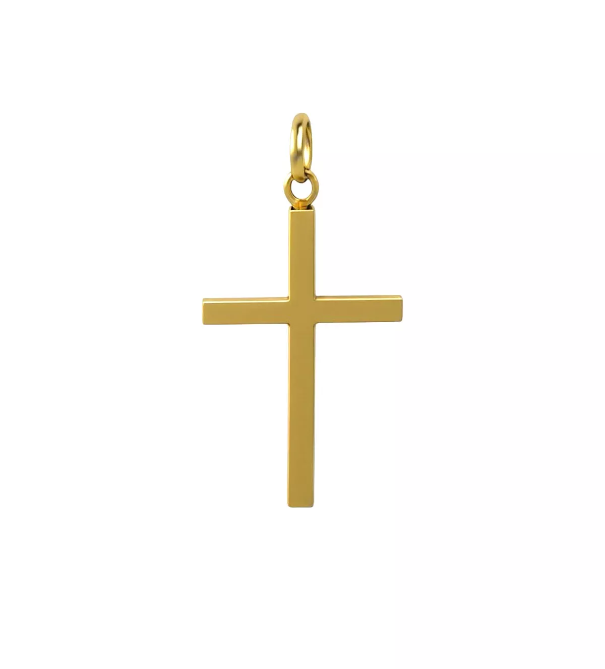 La simbología de las cruces: Joyas personalizadas en plata y oro Cruces de oro amarillo 18 kilates 038_LO-007-24MY06