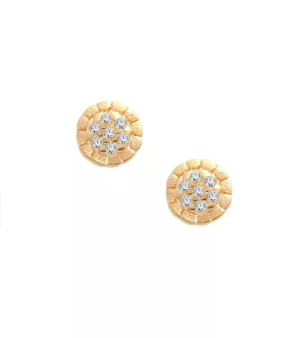 pendientes de bebe circulo cuajado