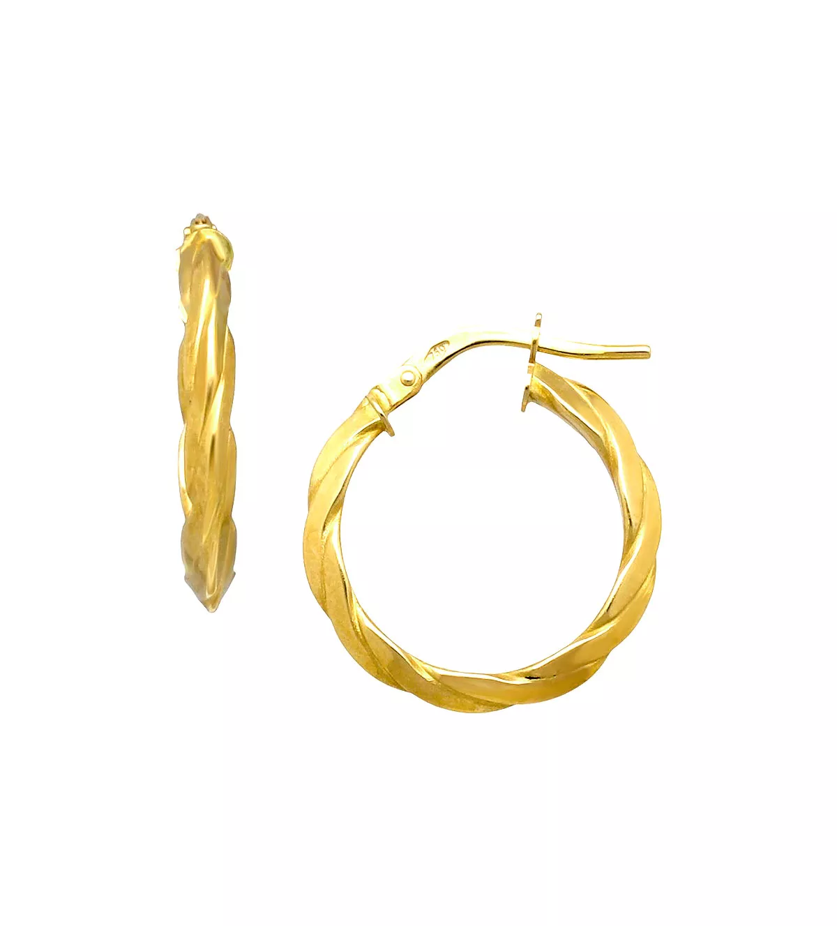 Pendientes de oro: el regalo estrella para el Día de Reyes 2026 Pendientes de oro 18 ktes criollas "Trincha"