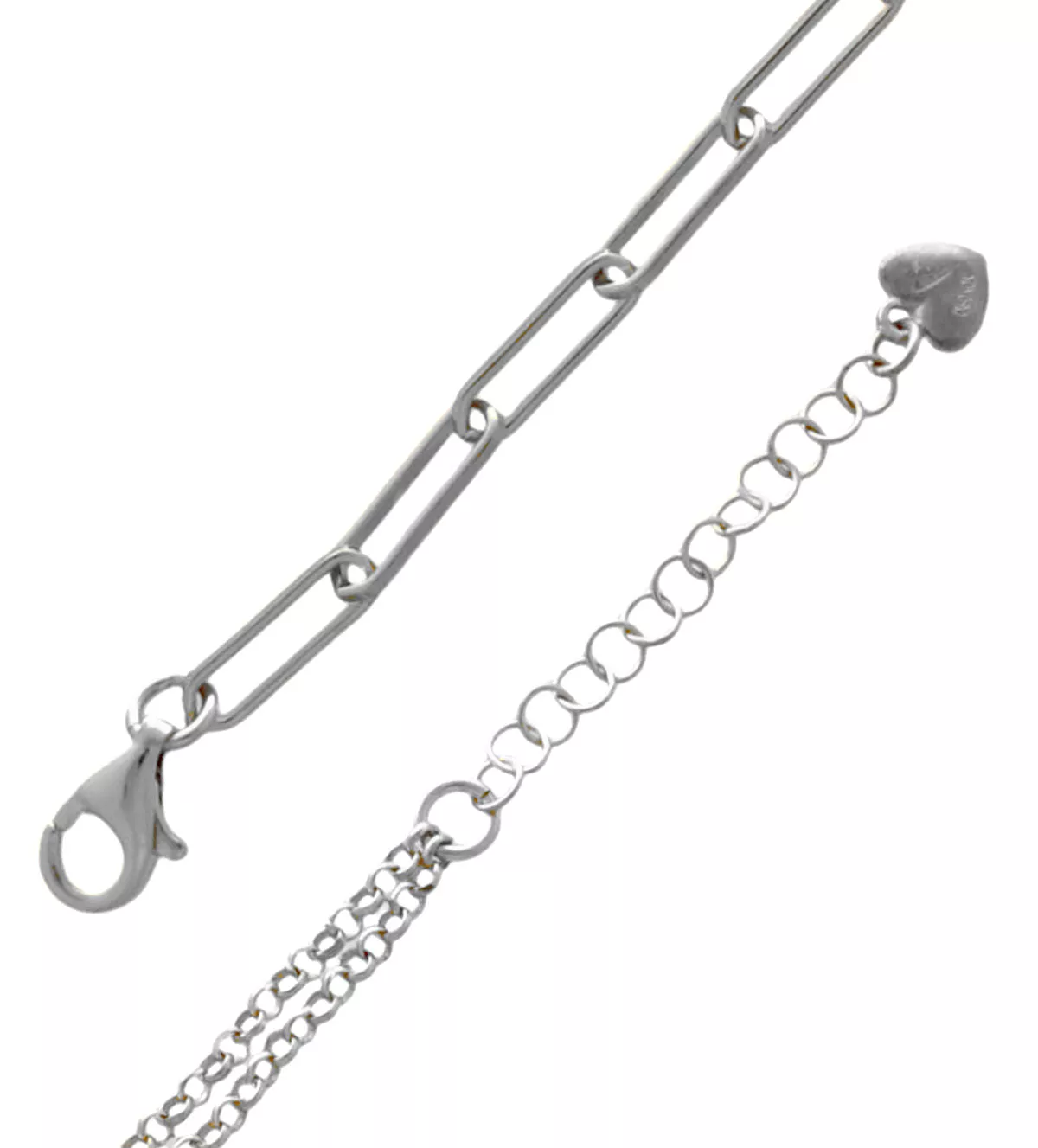 Pulseras de plata "Eternea" pulsera de plata eternea vista detalle