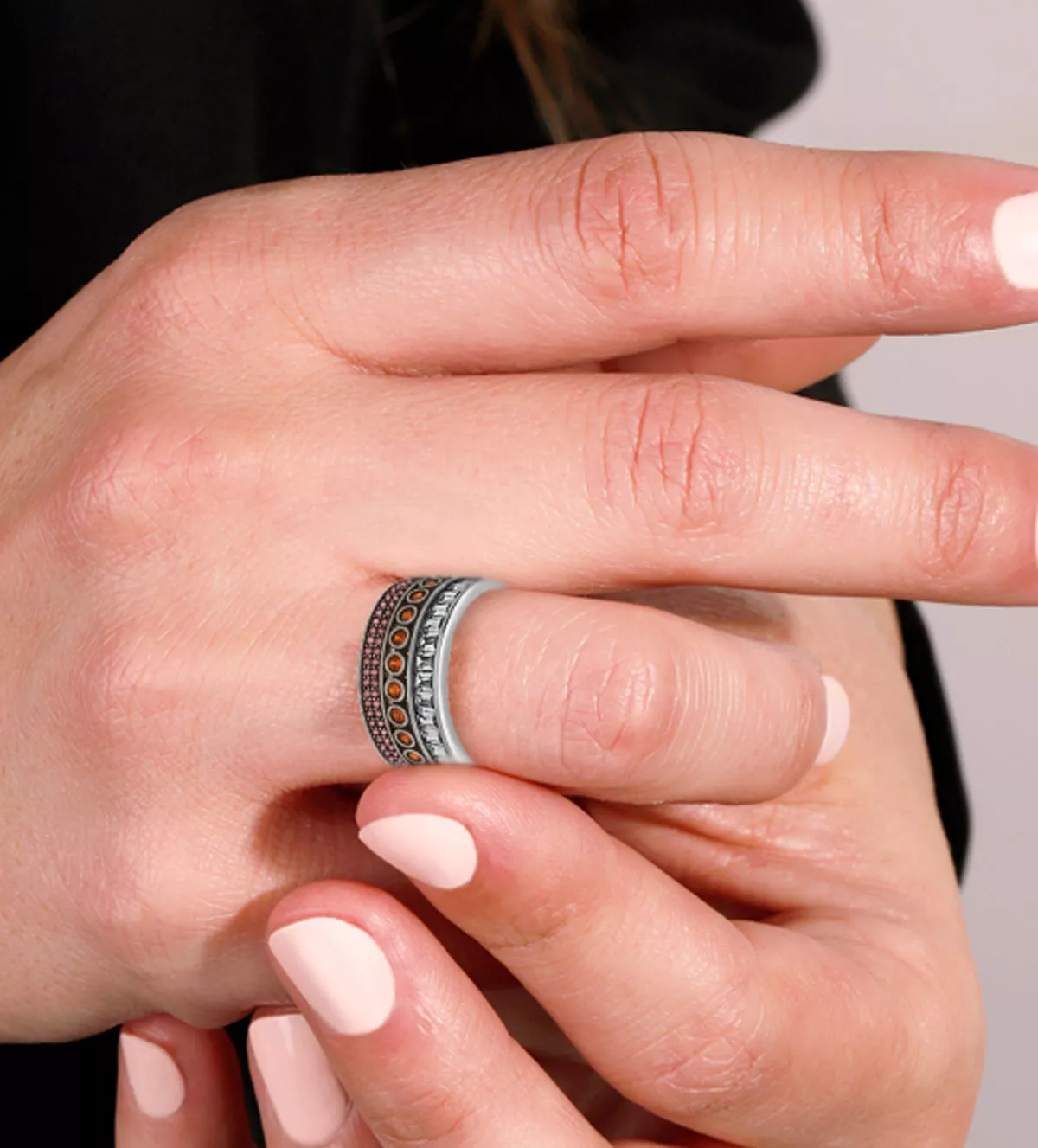 Anillo de plata "Eterno" marca Vapour 1260-M-S Anillo de plata "Eterno" marca Vapour 1260-M-S - Imagen 3