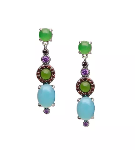 pendientes de plata Vapour