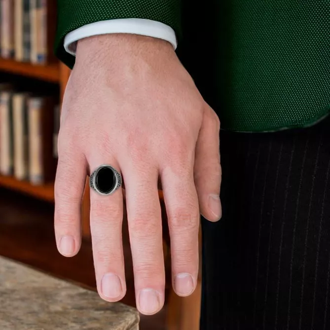 Sello de plata para hombre "Guardian" Sello de plata para hombre "Guardian" - Imagen 5