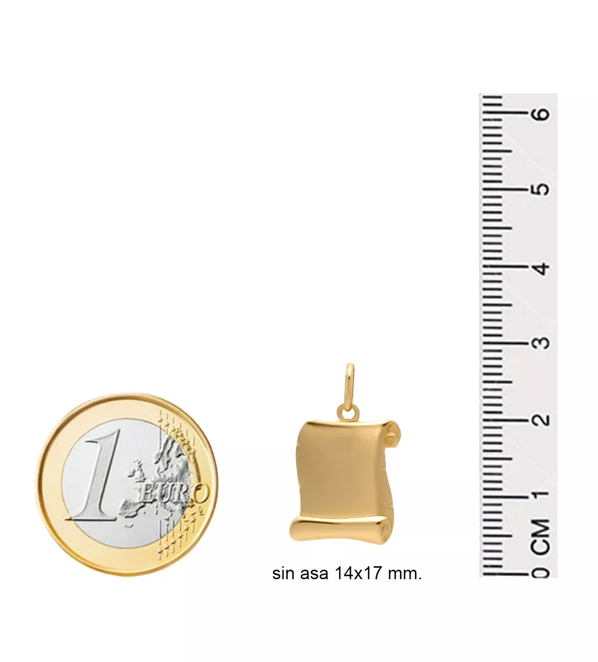 Chapa de identidad oro 9k PERGAMO Chapa de identidad oro 9k PERGAMO - Imagen 3