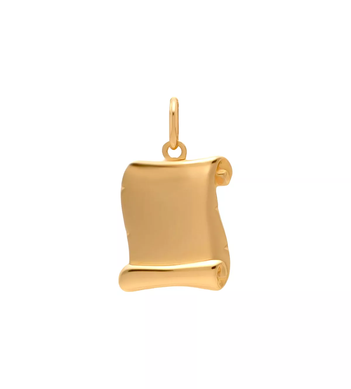 Chapa de identidad oro 9k PERGAMO chapa de identidad de oro 9k vista frontal