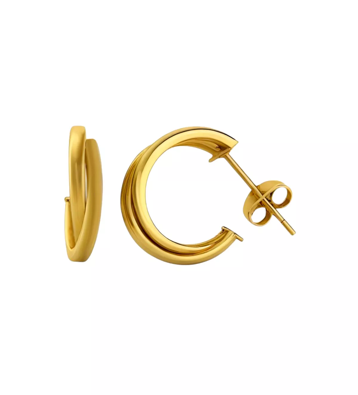 pendientes de oro DUO vista para parrilla web