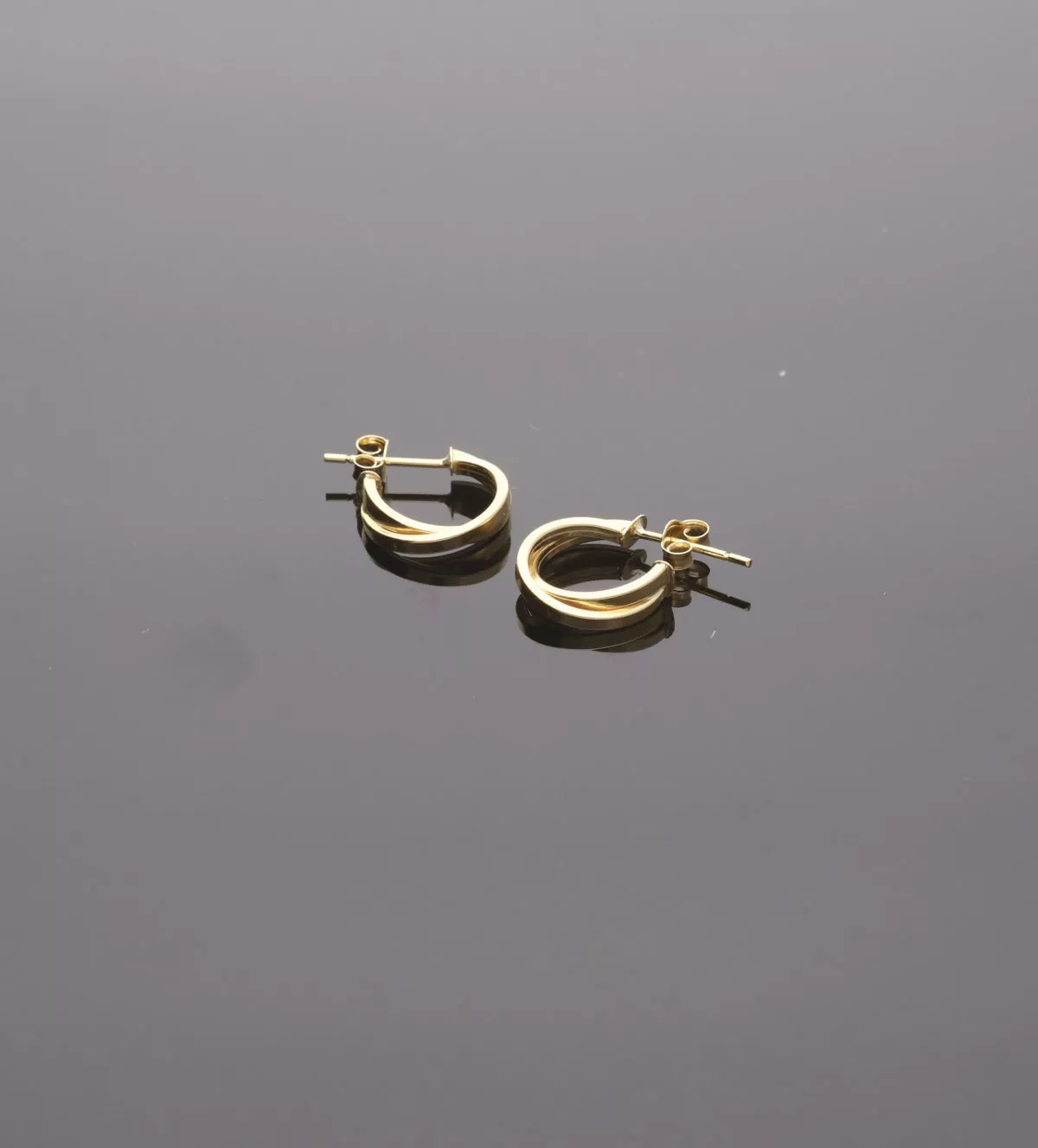 Pendientes de oro Criollas DUO pendientes de oro DUO fotografia sin retocar