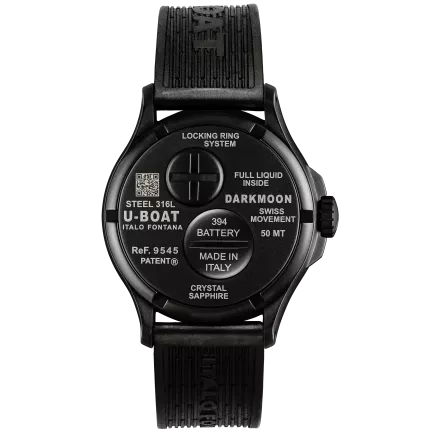 Reloj U-Boat Darkmoon Black Curved PVD 9545-3