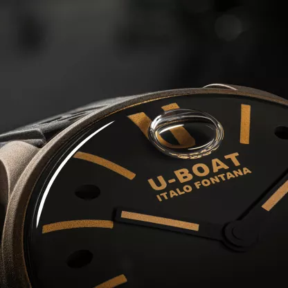 Reloj U-Boat DarkMoon BK BROWN VINTAGE 954 detalle