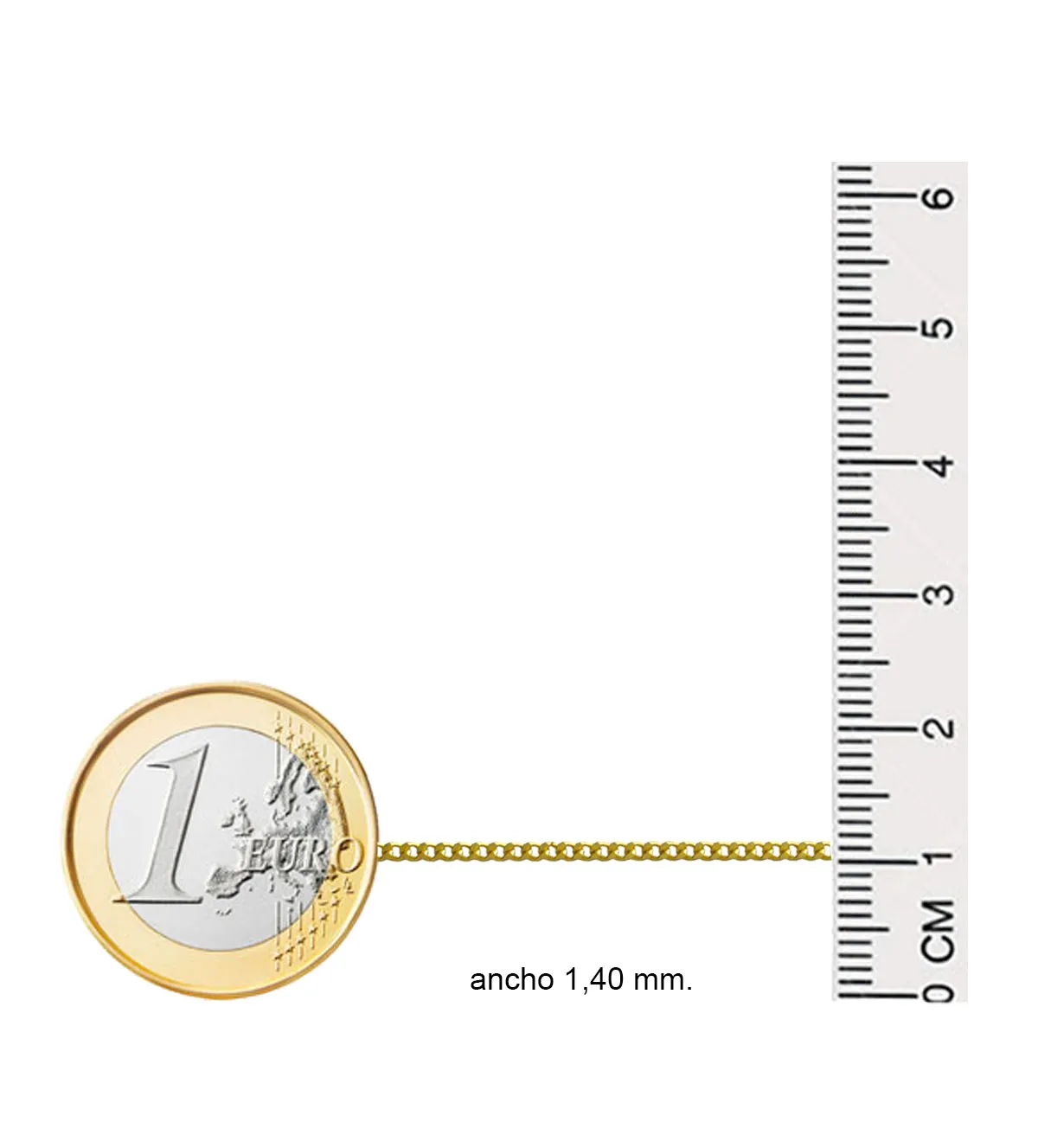 Cadena de oro amarillo 18 kilates eslabones barbados 309_264 Cadena de oro amarillo 18 kilates eslabones barbados 309_264 - Imagen 5