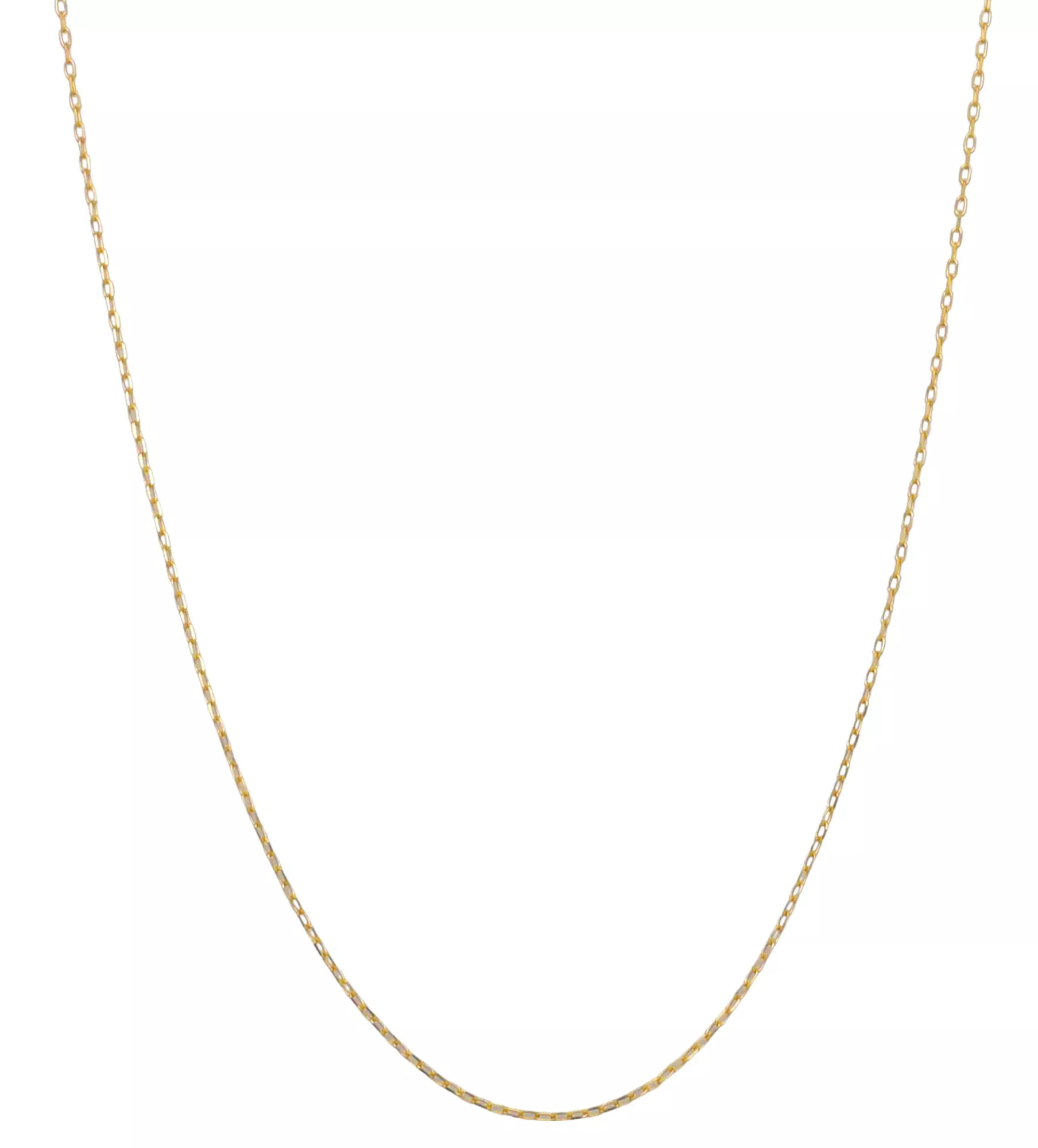 Cadena de oro 9K 296_9KFORZ1-45 cadena de oro 9 ktes eslabones forzados foto en peto