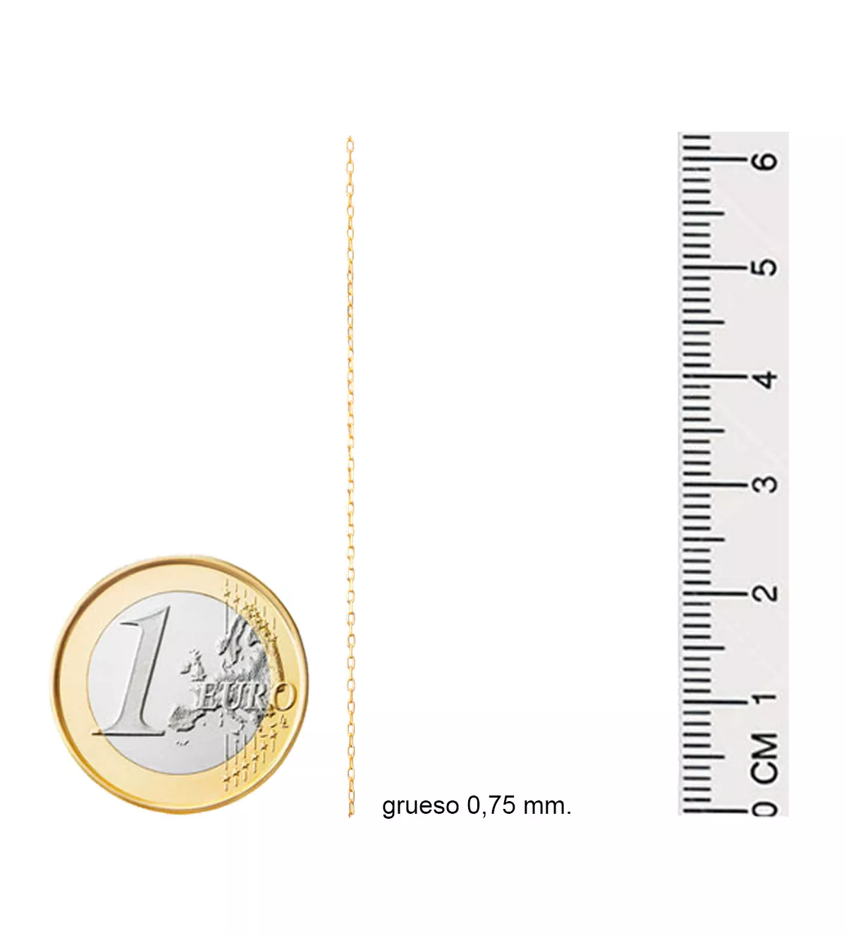 Cadena de oro 9K 296_9KFORZ1-45 Cadena de oro 9K 296_9KFORZ1-45 - Imagen 4