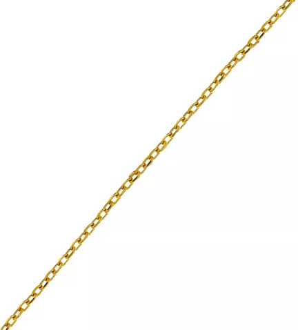 cadena de oro 9k eslabones forzados