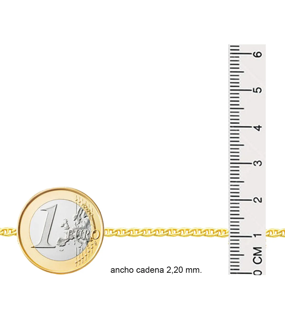 Cadena de oro 296_9K604-212 296_9k604-212-45-cadena-de-oro-ancla vista medidas