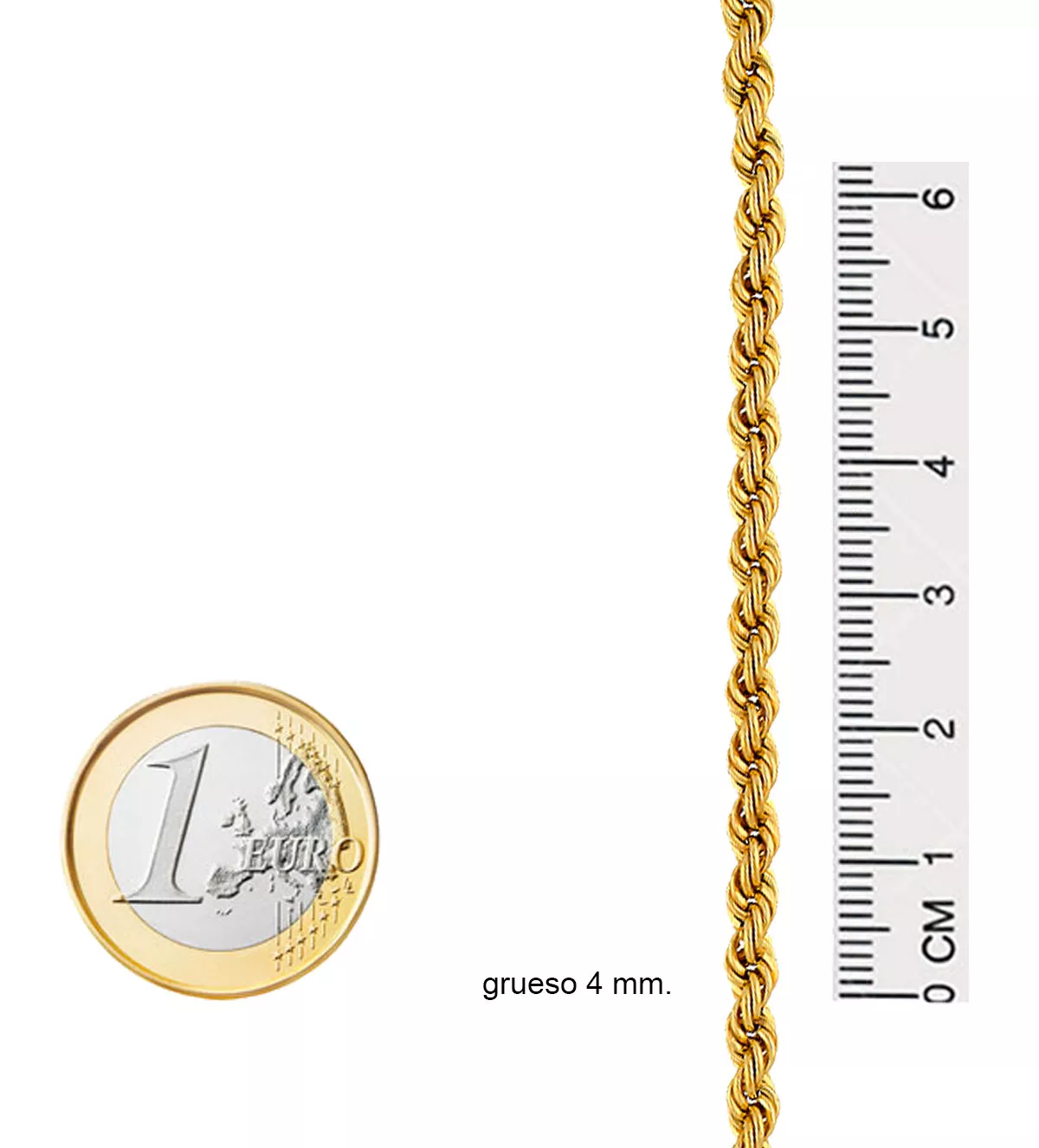 Cadena de oro Cordón Salomónico 013_4-45-plus cadena de oro cordon salomonico 4mm medidas comparadas