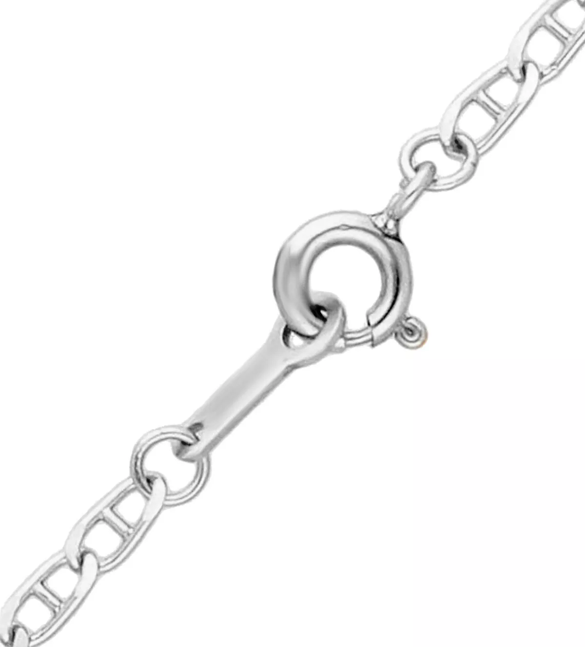 Cadena de plata modelo ancla 127_AG-ANCLA60 cadena de plata eslabones ancla barbado vista detallada