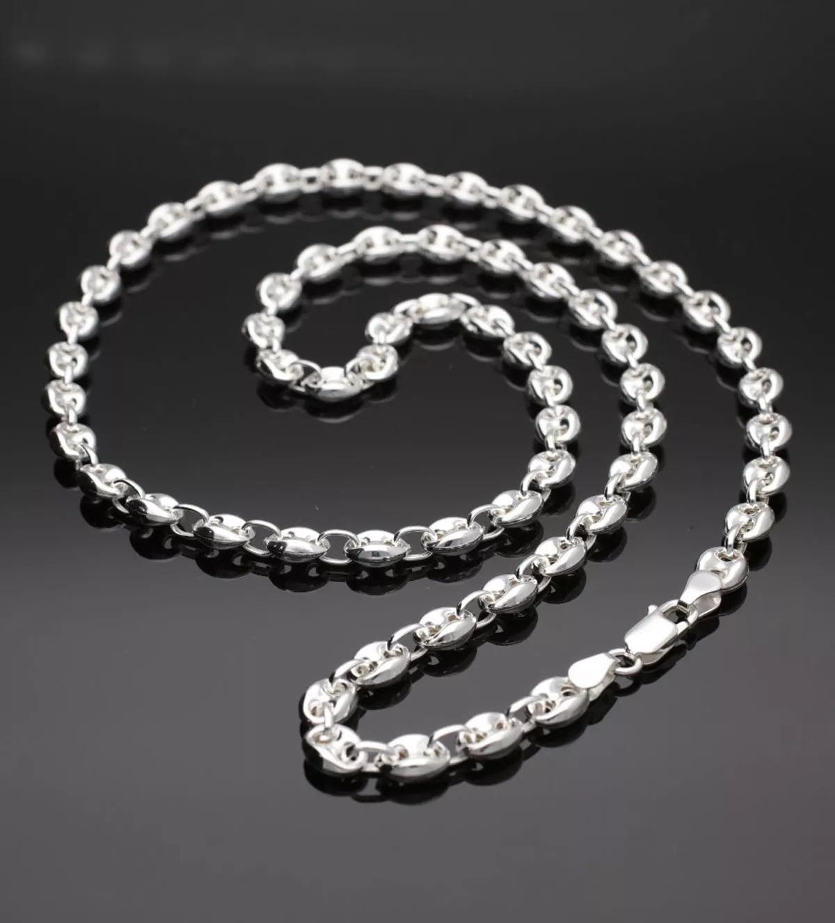 Cadena de plata modelo calabrote 031_P6-CAL-45C-50 cadena de plata calabrote de 50 cm vista sin retoque