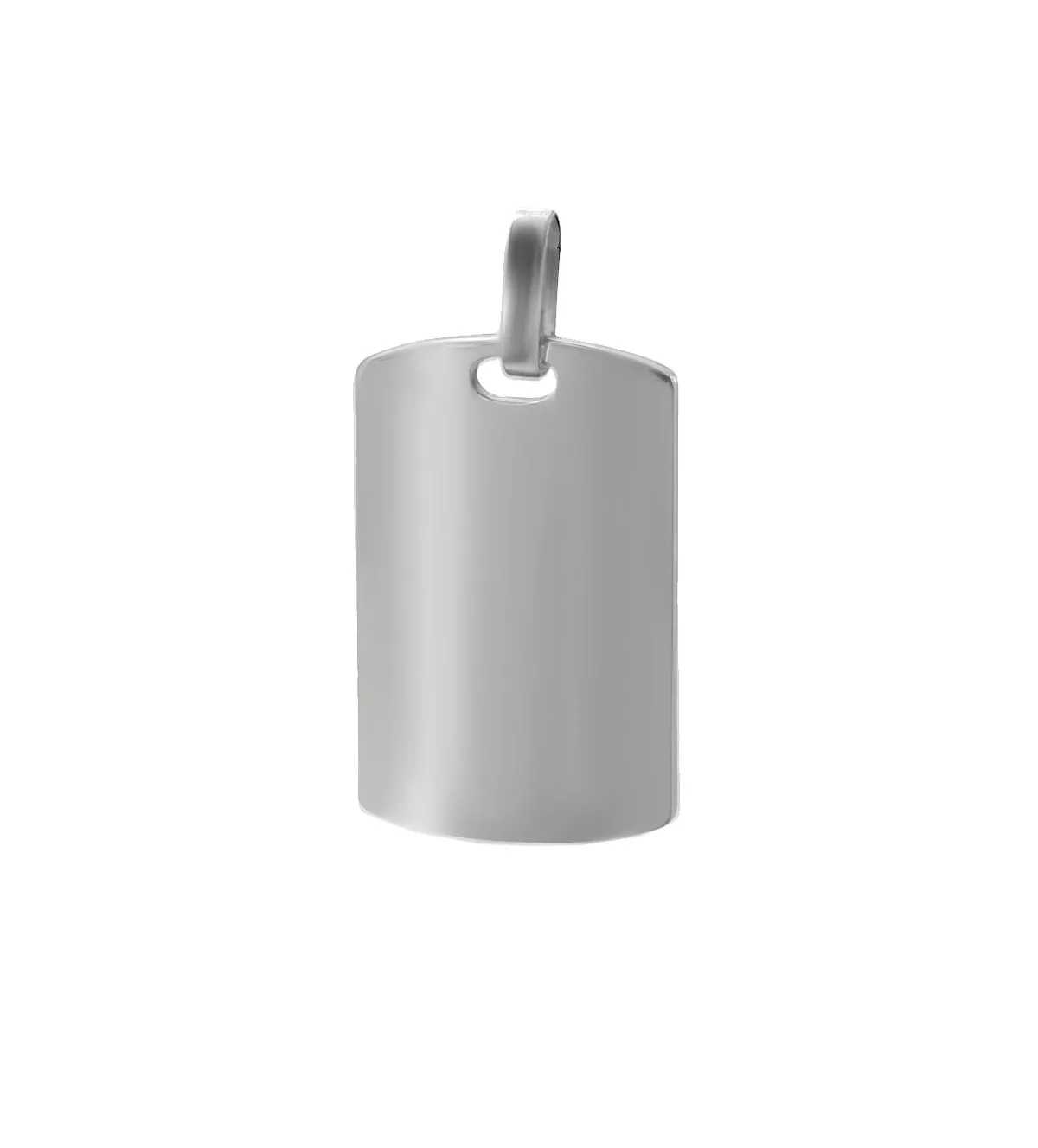 Chapa de identidad de plata 031_119-PLA-P1A chapa de idenidad de plata de ley