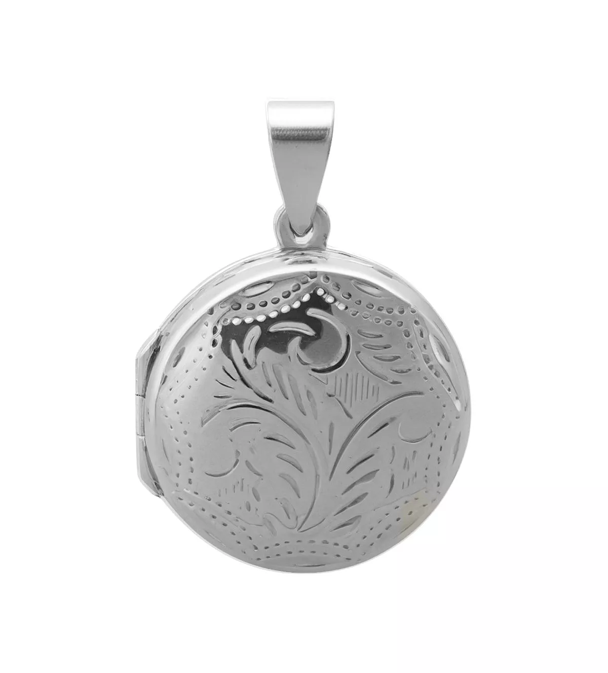 Colgante de plata guardapelos circulo grabado colgante de plata guardapelos grabado circular