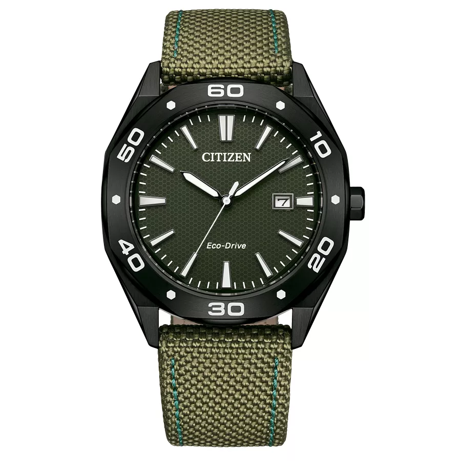 Reloj Citizen Eco Drive acReloj Citizen Eco Drive acero y nylon BM7635-01Xero y nylon BM7635-01X