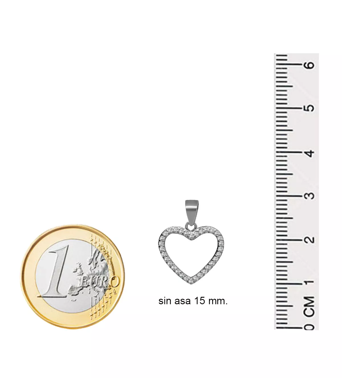 Colgante de plata corazón 240_CR colgante de plata corazon con circonitas toma con medidas