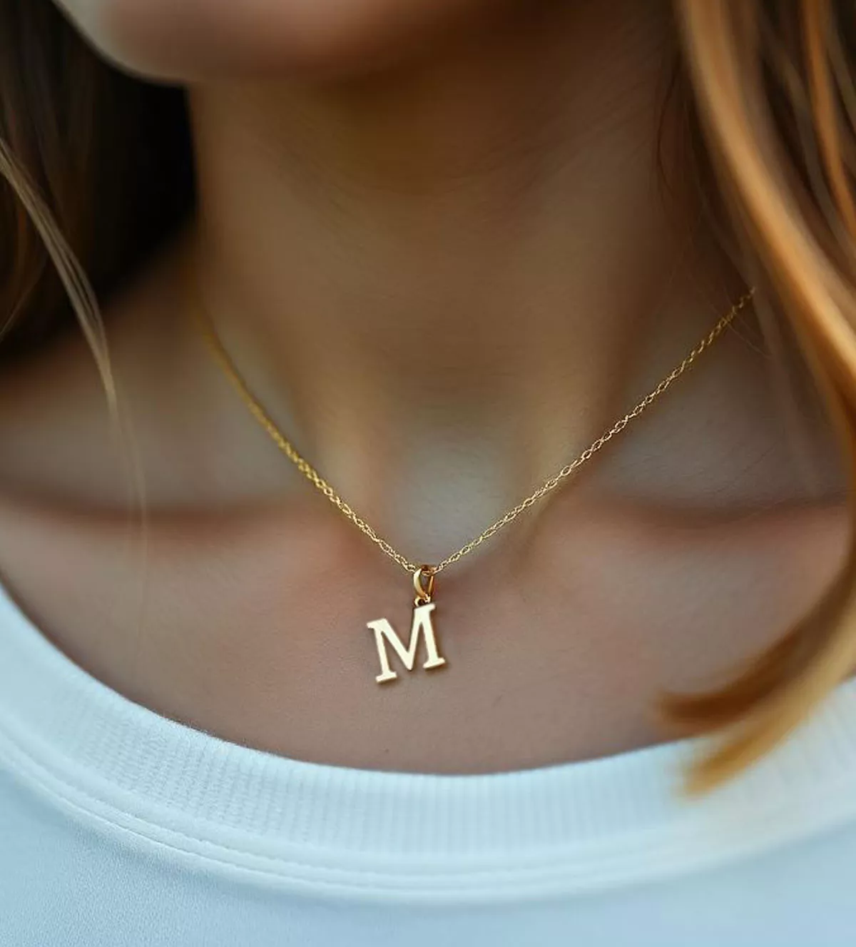Colgante de oro amarillo inicial a elegir Colgante de oro inicial puesta 296_9KM51813