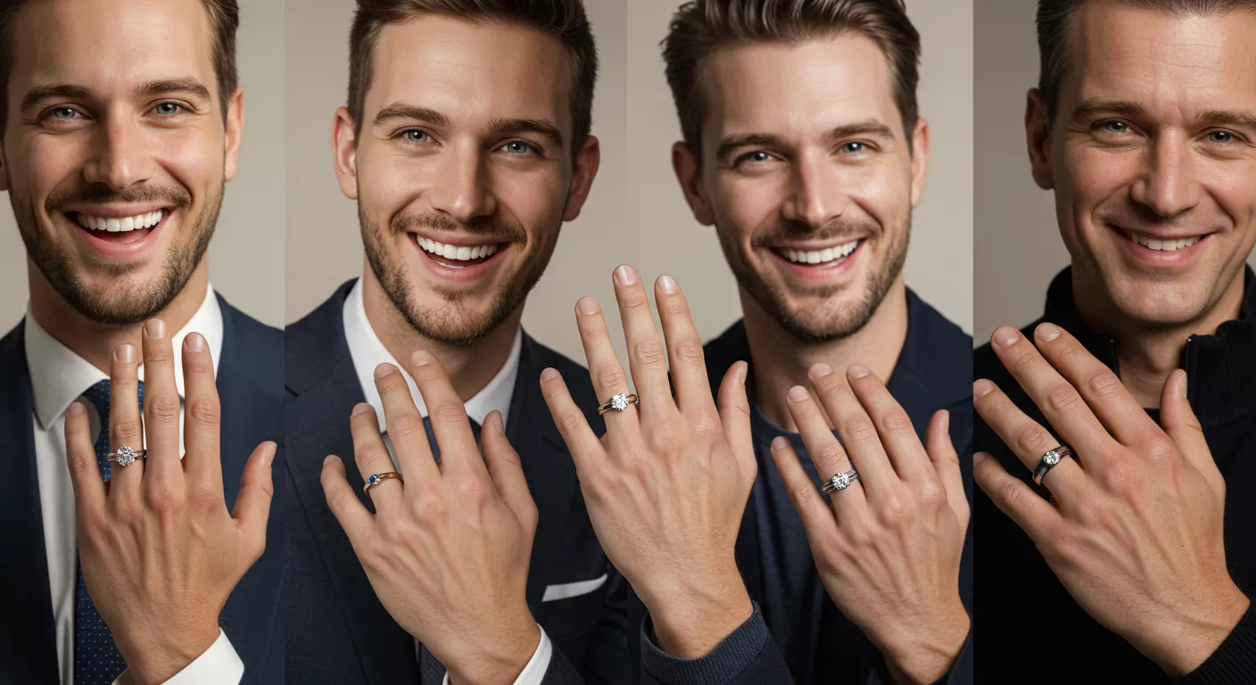 Anillos de Compromiso para Hombre Rompiendo Tradiciones 20251
