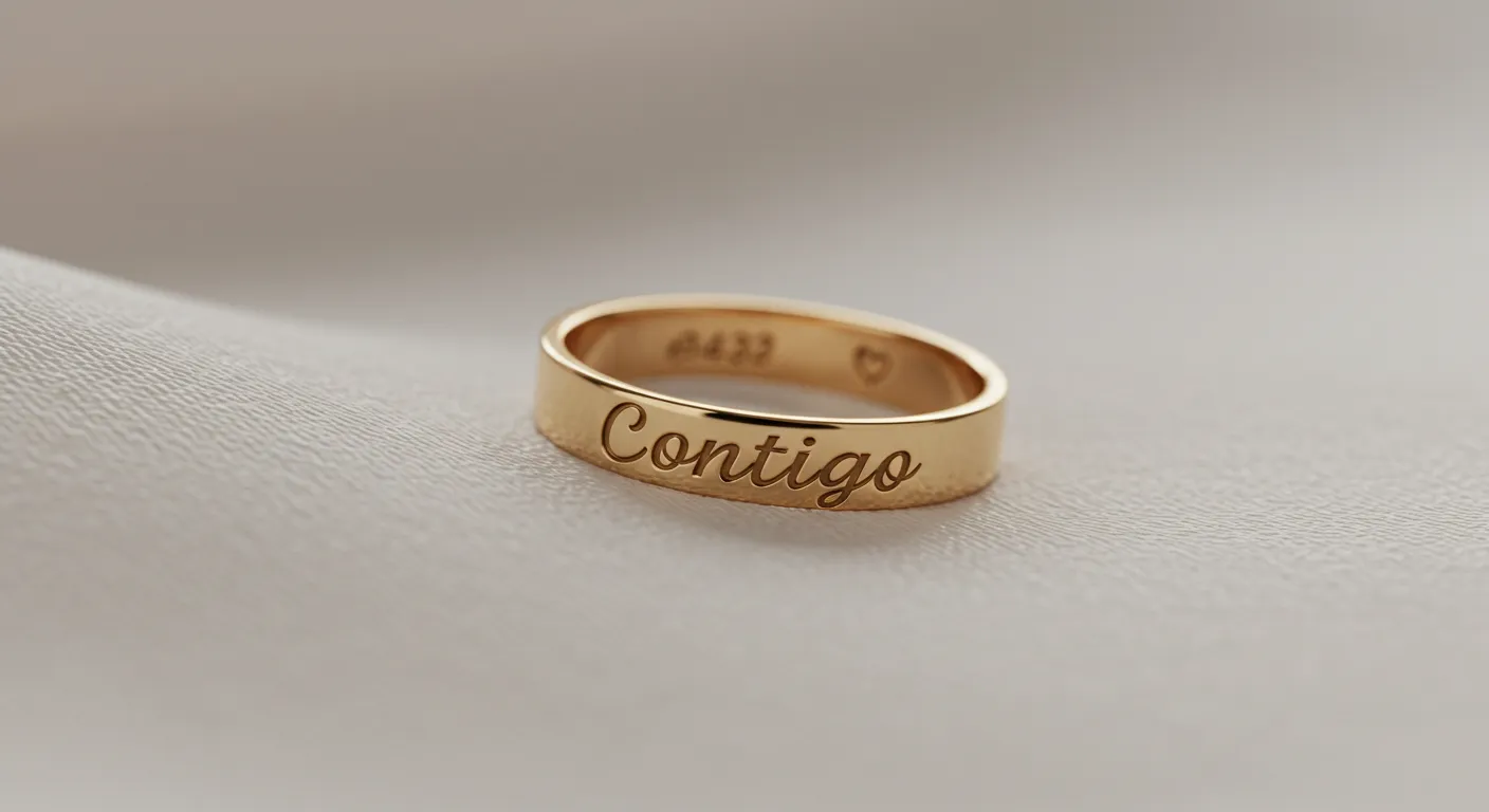 Anillos de compromiso grabados 25 frases unicas para sellar tu amor1