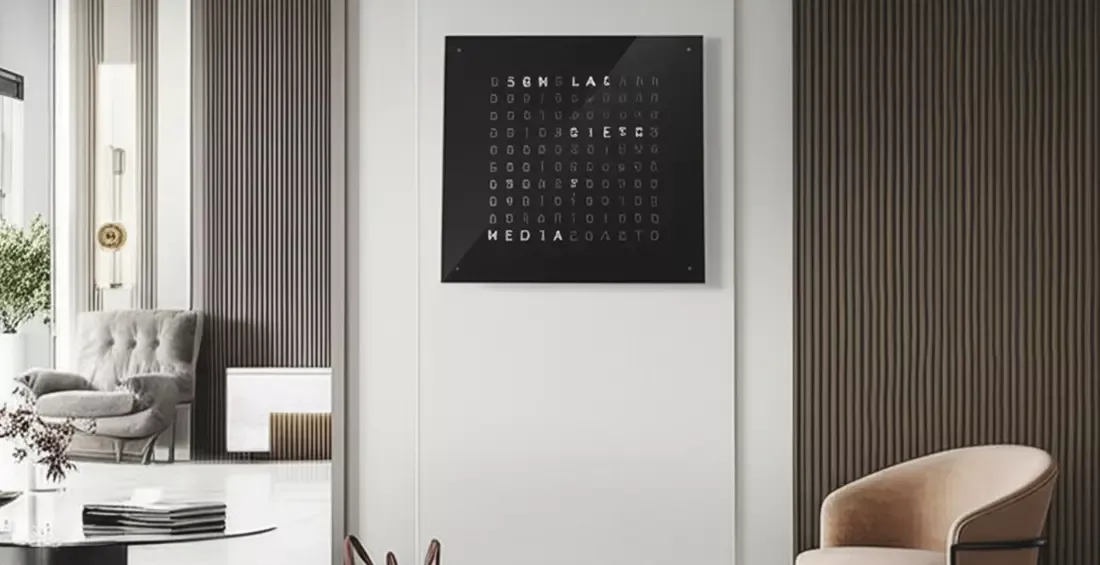 QLOCKTWO Stainless Steel1