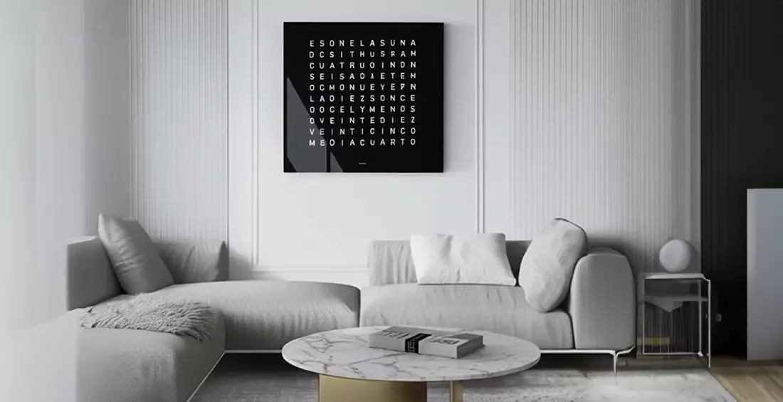 QLOCKTWO Stainless Steel2