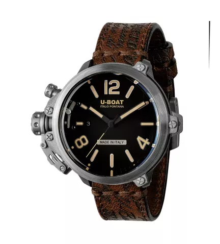 Reloj U-Boat Capsule 50mm acero y piel 8807 Reloj U-Boat Capsule 50mm acero y piel 8807