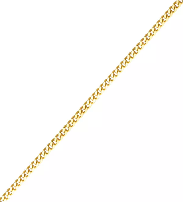 Cadena de oro eslabones barbados 309_159 cadena de oro barbada 309_9K159