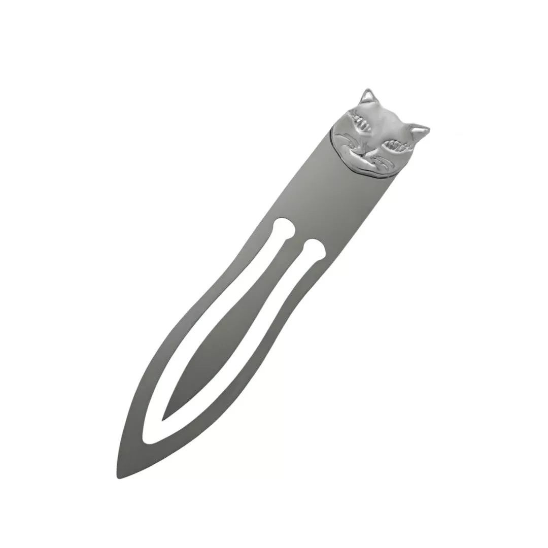 Punto de libro de plata 297_5007662 punto de libro de plata cara de gato