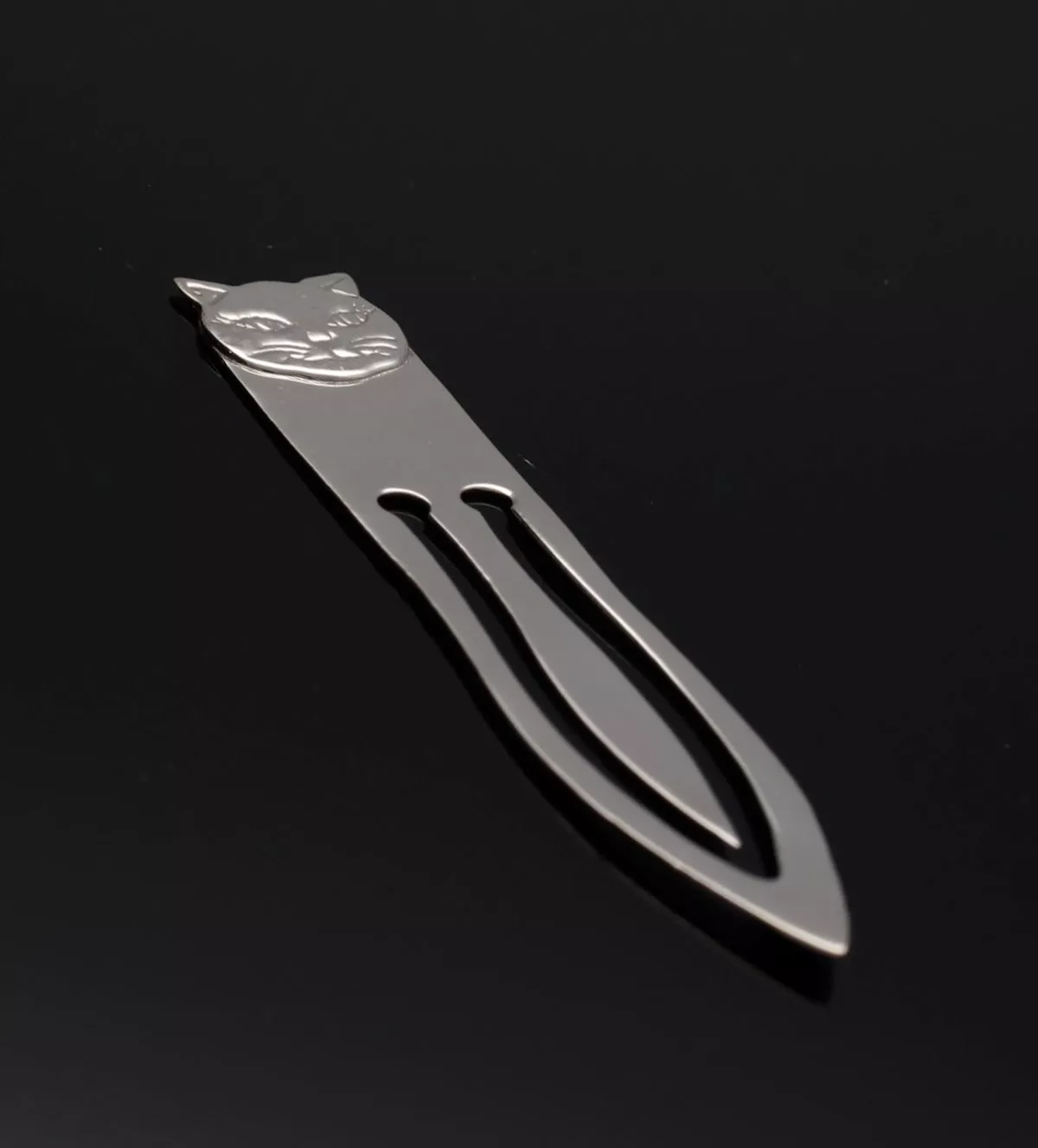 Punto de libro de plata 297_5007662 punto de libro de plata cara de gato sin retoque