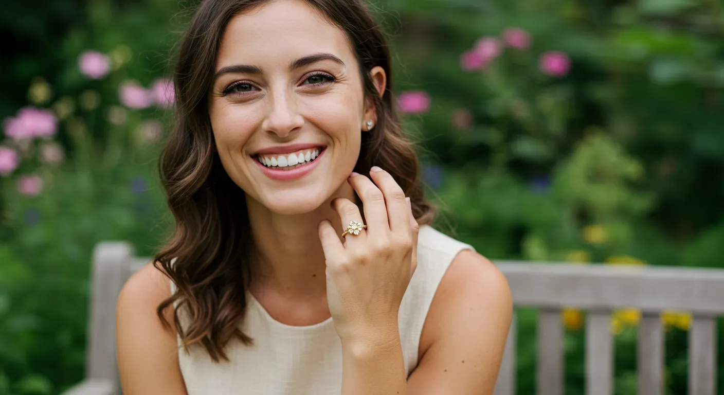 Anillos de Compromiso con Disenos Florales Naturaleza y Romance1