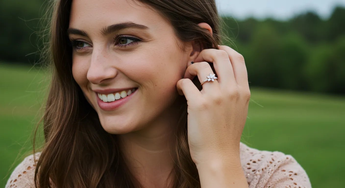 Anillos de Compromiso con Disenos Florales Naturaleza y Romance2