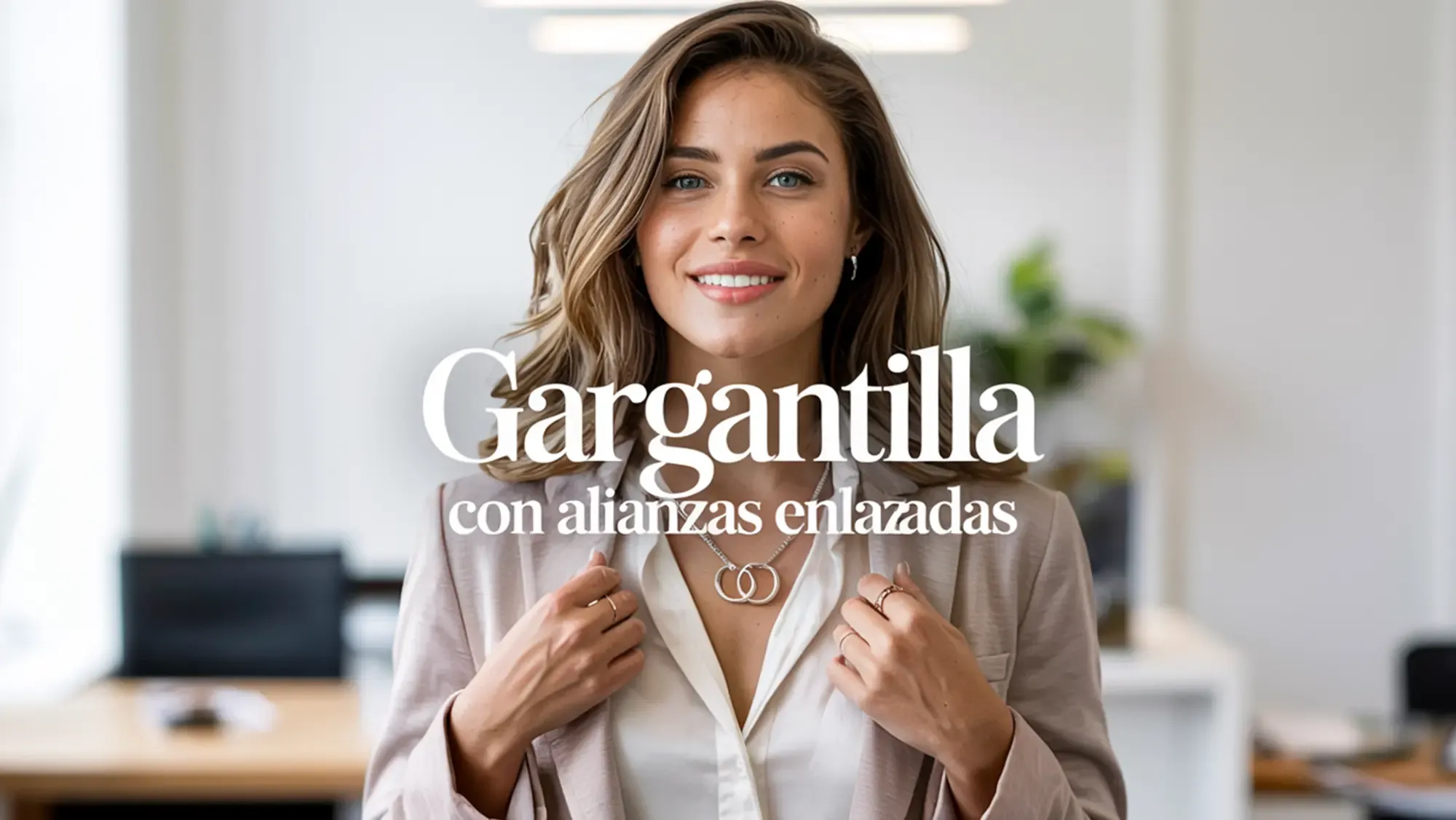 Gargantilla de Plata con Alianzas Enlazadas Un Simbolo de Amor Eterno 2025DESTC