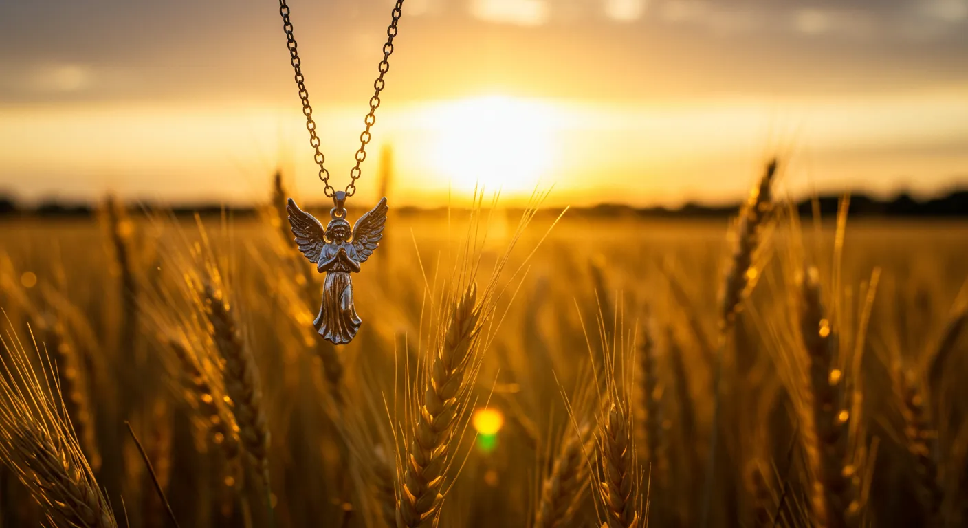 Medalla del Angel de la Guarda proteccion que se lleva al corazon 20253