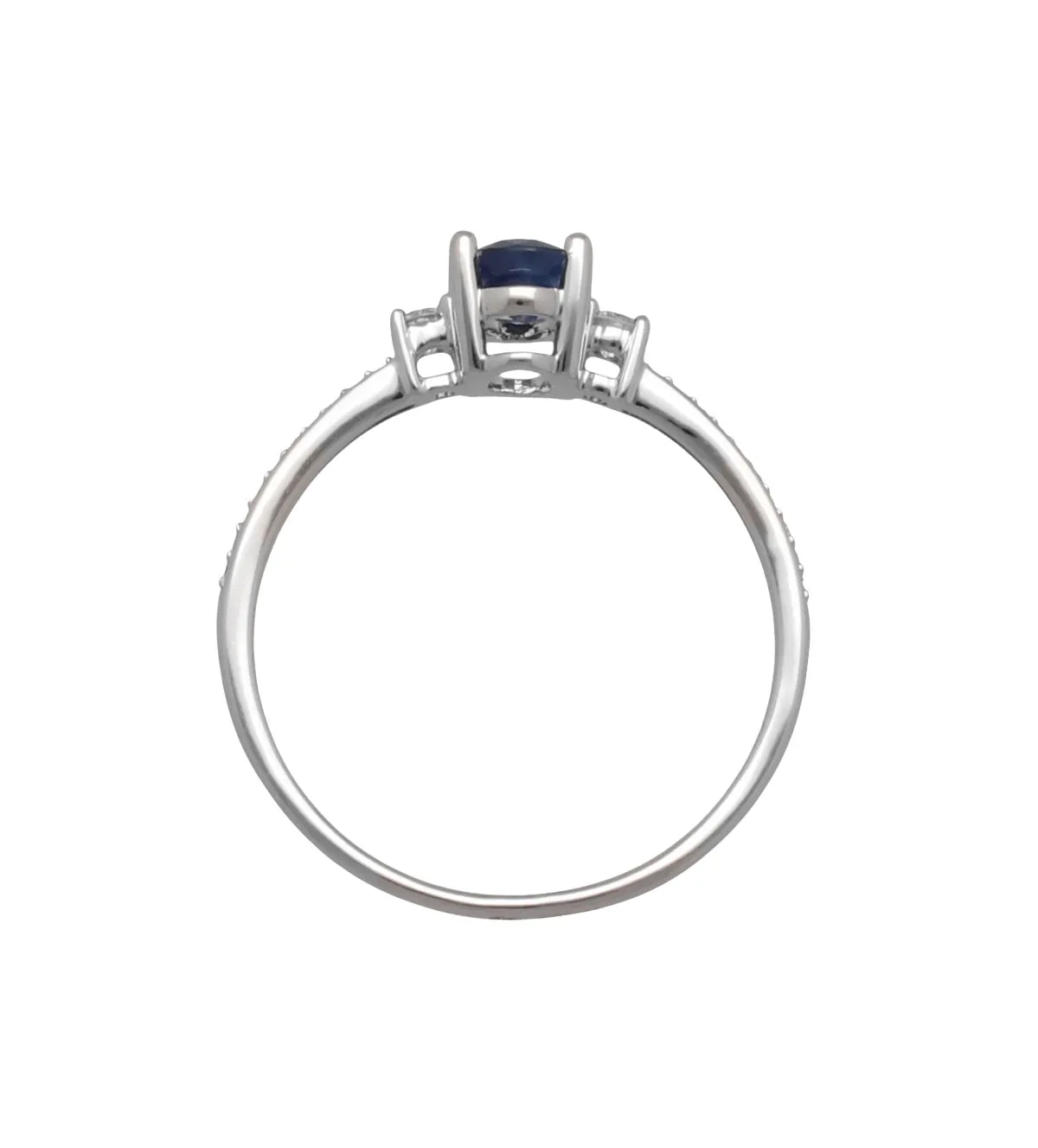 Anillo de oro blanco 18k con diamantes y zafiro oval anillo-de-oro-blanco-con-brillantes-y-zafiro-289_15010411SFZB foto cenital