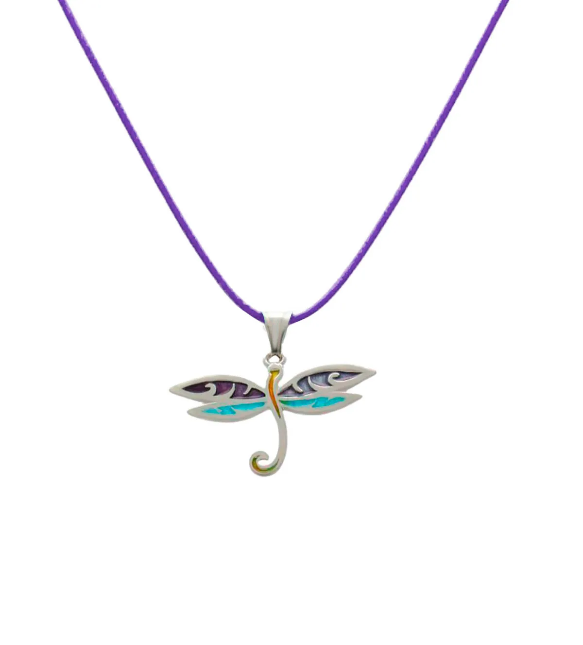 Gargantilla de plata Libélula 226_RH181009-MO colgante-de-plata-libelula-226_RH181009-MO