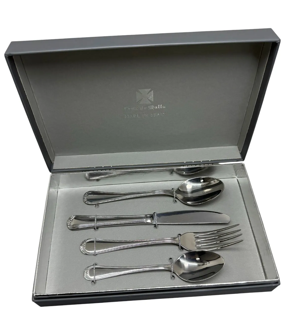 Cubiertos Comunión Acero 8100-4 cubiertos-de-acero-comunion-072_8100-4 foto en estuche