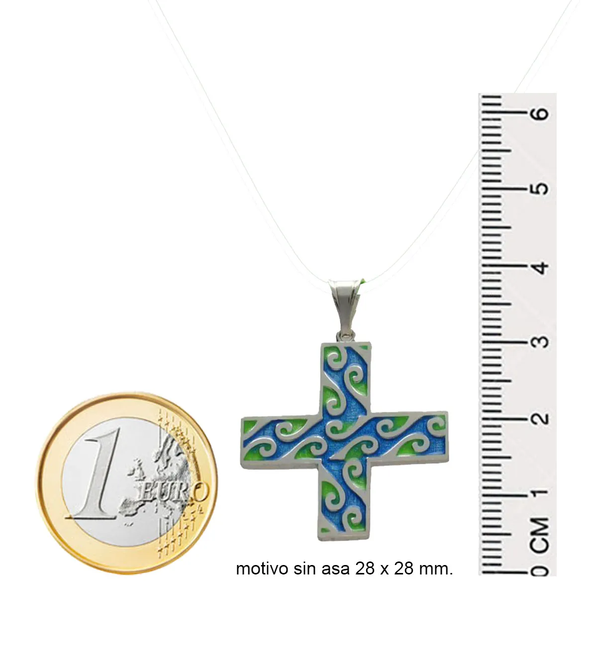 Gargantilla de plata Cruz Griega 226_RH181016-C Gargantilla de plata Cruz Griega 226_RH181016-C - Imagen 3